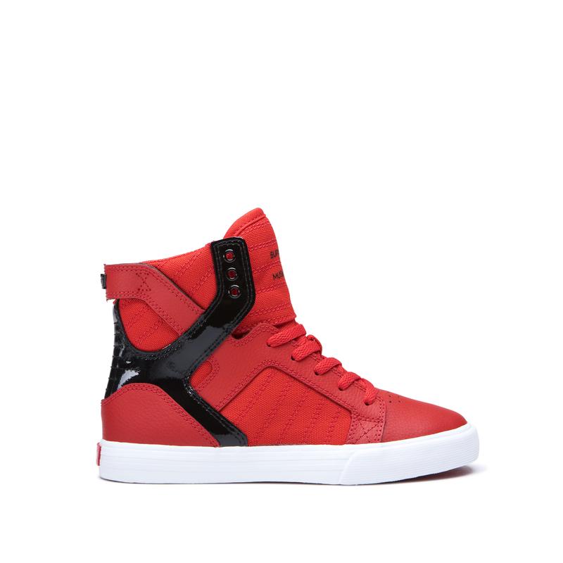 Supra SKYTOP Sneaker High Kinder Rot / Schwarz Kaufen KITAF8570